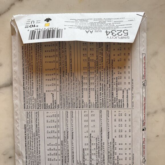 Simplicity Pattern 5234 Juniors Design Your Own Pullover Dress Sz 8-10-12-14-16 - Picture 4 of 5